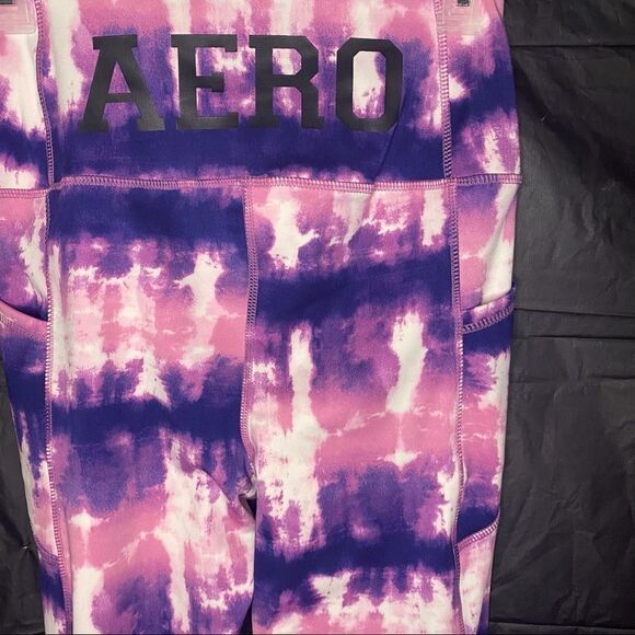 Multicolor Aeropostale Sport High Rise Leggings Size M - Picture 6 of 9